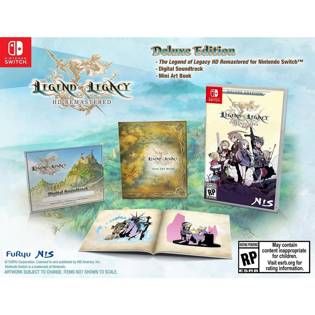 The Legend of Legacy HD Remastered (New) - Nintendo Switch