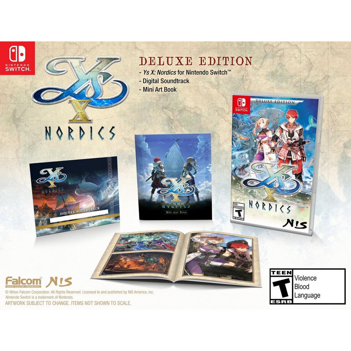 Ys X: Nordics Deluxe Edition (New) - Nintendo Switch
